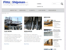 Tablet Screenshot of fittzshipman.com